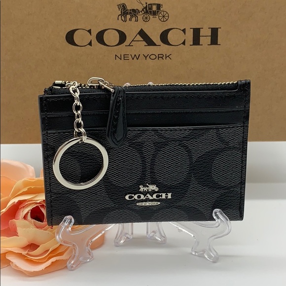 Mini Skinny Id Case In Signature Canvas
